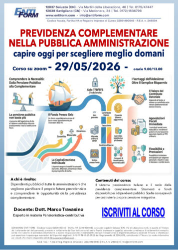 PREVIDENZA COMPLEMENTARE NELLA PUBBLICA AMMINISTRAZIONE